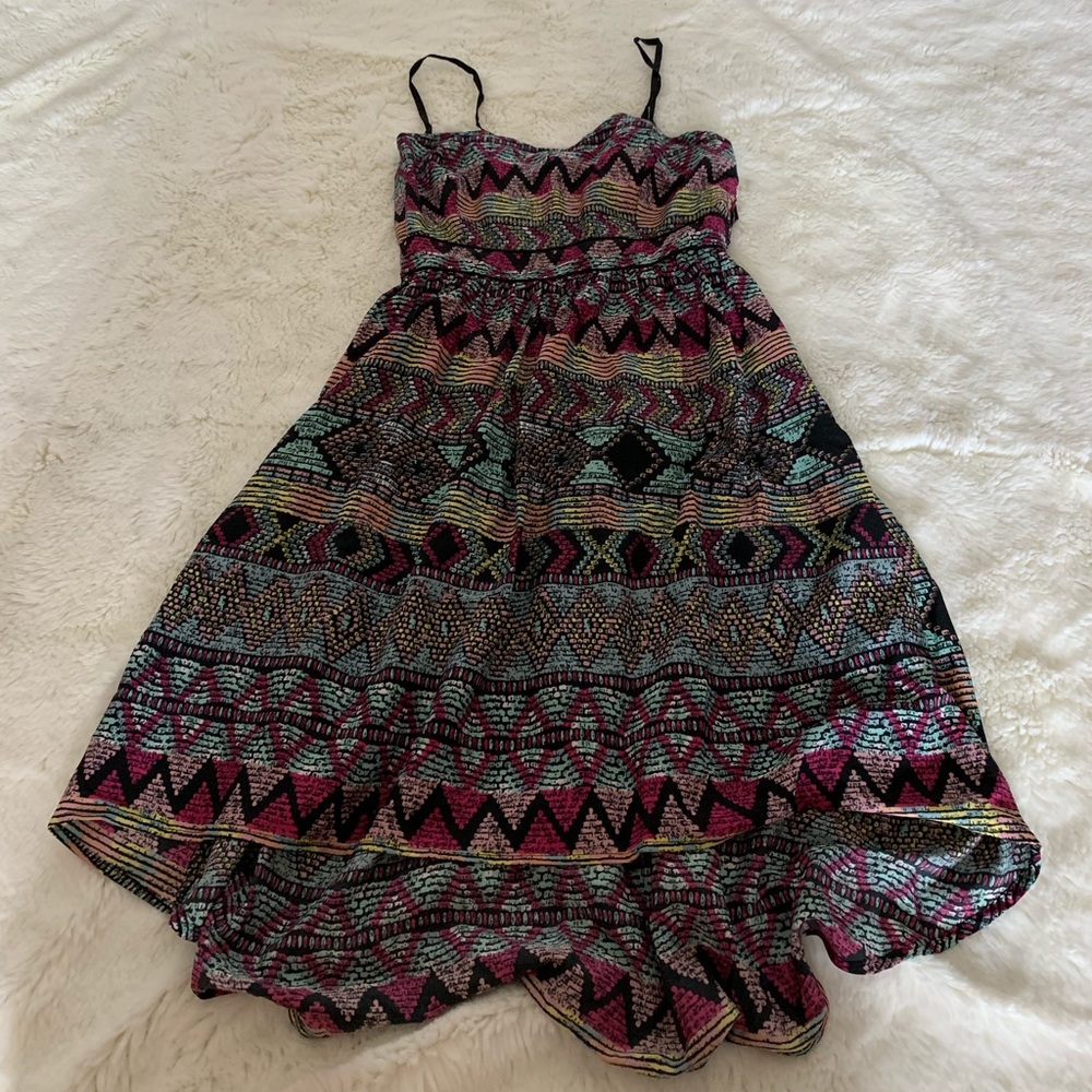 Vintage F21 HiLow Dress - Multi